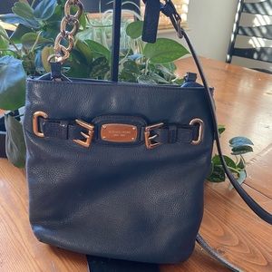 Navy Blue Michael Kors cross body